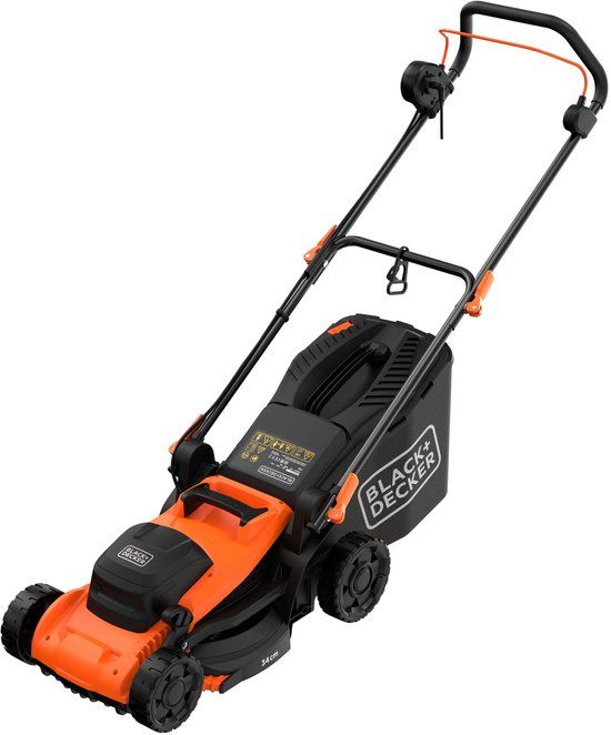 BLACK+DECKER Grasmaaier 34CM maaibreedte 1400W BEMWP340-QS