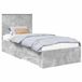 vidaXL Bedframe met lade Beton Grijs 90 x 190 cm Bewerkt hout