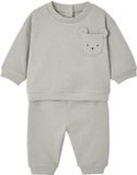 Vertbaudet Sweatshirt en broek babyset ijsblauw