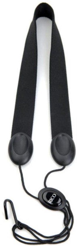 Rico D'Addario Woodwinds Rico Saxophone Strap Black voor alt- en sopraan saxofoon