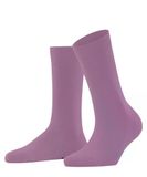 FALKE Family eenkleurig katoen sokken dames roze - maat 35-38