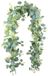 Merkloos Branche d'eucalyptus artificielle pour décoration, guirlande verte de 1,8 m de long