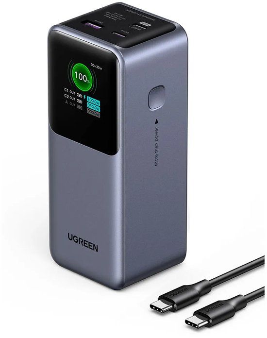 Ugreen Powerbank 20000mAh 130W Grijs