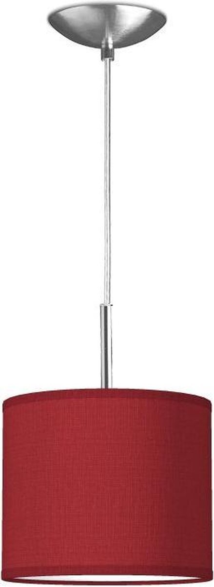 Home Sweet Home Hanglamp - - verlichtingspendel inclusief lampenkap - moderne pendellamp - 1 lichts - Ø 20 cm lengte 100cm - geschikt voor E27 LED lampe - rood