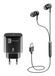 Cellularline Charge & Music Kit Headset Bedraad In-ear USB Type-C Zwart