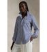 Polo Ralph Lauren Chemisier bleu foncé / blanc