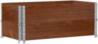 vidaXL Plantenbak 100x50 cm massief grenenhout bruin