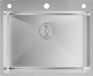 Merkloos / Sans marque Holland Connections Spoelbak Keuken 60 x 49 cm - Gootsteen RVS - Inbouwspoelbak - 1 Stuk - Roestvrij Staal