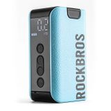 Rockbros Pompe à vélo électrique 42520006001 avec écran numérique - Bleu