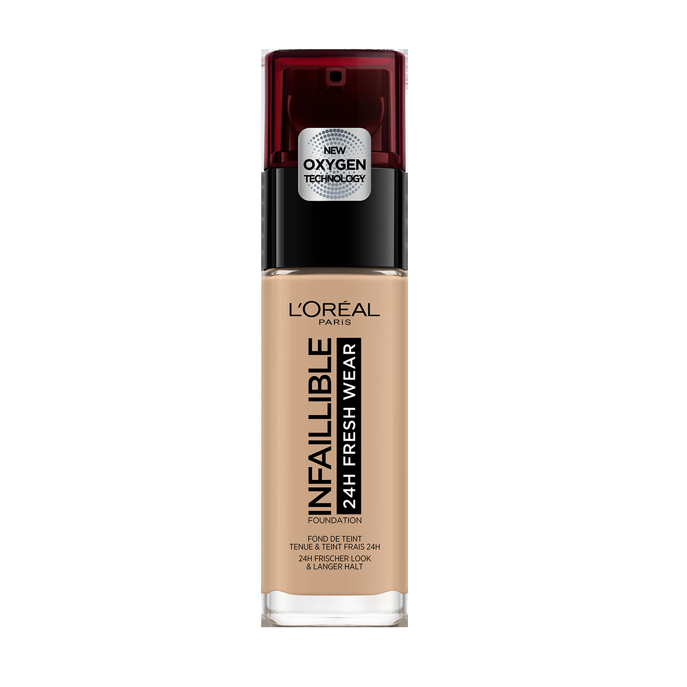 L'Oréal Make-Up Designer Infallible 24HR Fresh Wear Foundation - 235 Honey - Langhoudende Foundation met SPF 25 - 30 ml