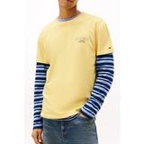 Tommy Hilfiger Tjm Regular Dollar Stack T-shirt Citronella Maat: M