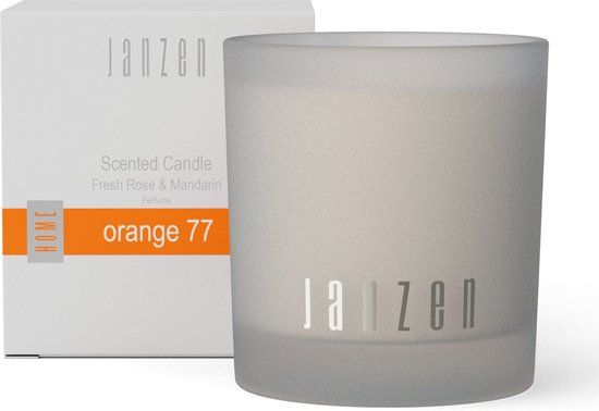 Janzen Scented Candle Orange 77 | 45 Hour Burn Time