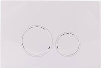 StarBlueDisc Doppio Bedieningsplaat - Wit - Dual Flush - Rond - 1 Jaar Garantie