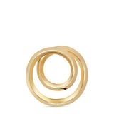 Club Manhattan sjaalring Luna Swirl goudkleurig