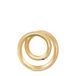 Club Manhattan sjaalring Luna Swirl goudkleurig