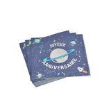 Homéa, Set van 20 papieren servetten, 3-laags, 33 x 33 cm, ruimte