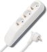 REV Prise multiple Ice - Multiprise design 3 prises - Câble 1,4 m - Prise plate et serre-câble - Max - 3680W