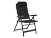 Obelink Molise chaise inclinable avec têtière réglable - Noir
