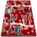 Tapis Enfants Forêt Rouge C427 200x280 cm