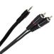 Plugger Y-Cable Stereo Mini Jack Male/RCA Male 3 m Black