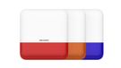Hikvision DS-PS1-E-WE-BLUE Draadloze Buiten Sirene Blauw/Wit IP65 ABS Muurmontage