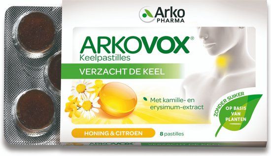 Arkopharma Arkovox Honing & Citroen Pastilles 8st