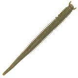 Berkley Gulp! Saltwater Fat Sandworm; Realistisch zacht plastic visaas, voor zoutwatervissers; Hol lichaam voor levensechte actie; Doordrenkt met Gulp! Scent; Boot, Kust & Estuarium, 10cm, Camo