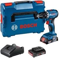 Bosch GSR 18V-45 Accu schroefboormachine + 2x 2,0 Ah L-Boxx - 06019K3203