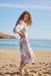 DIDI Robe Femme Dizzy Bitmap Print Blanc Taille 46