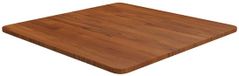 vidaXL Tafelblad vierkant 60x60x1,5cm behandeld eiken donkerbruin