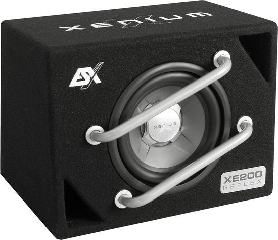 ESX XE200 - 8 inch Subwoofer met Kist - 200W RMS - 400W Max - 4 Ohm
