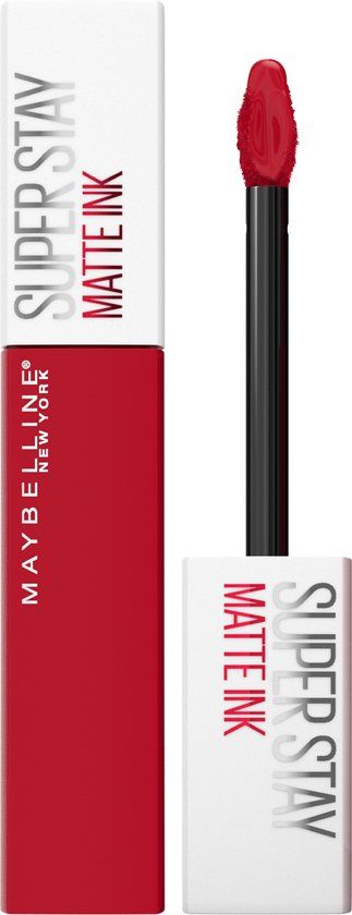 Maybelline SuperStay Matte Ink Lipstick - 325 Shot Caller - Red - Matte Finish - Long Lasting - 5ml