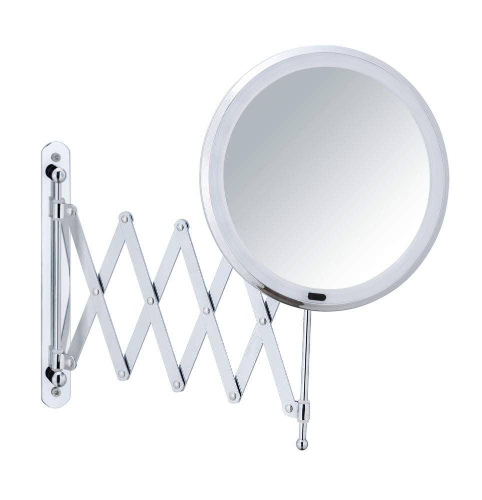WENKO Barona Telescopische LED Wandspiegel - Chroom