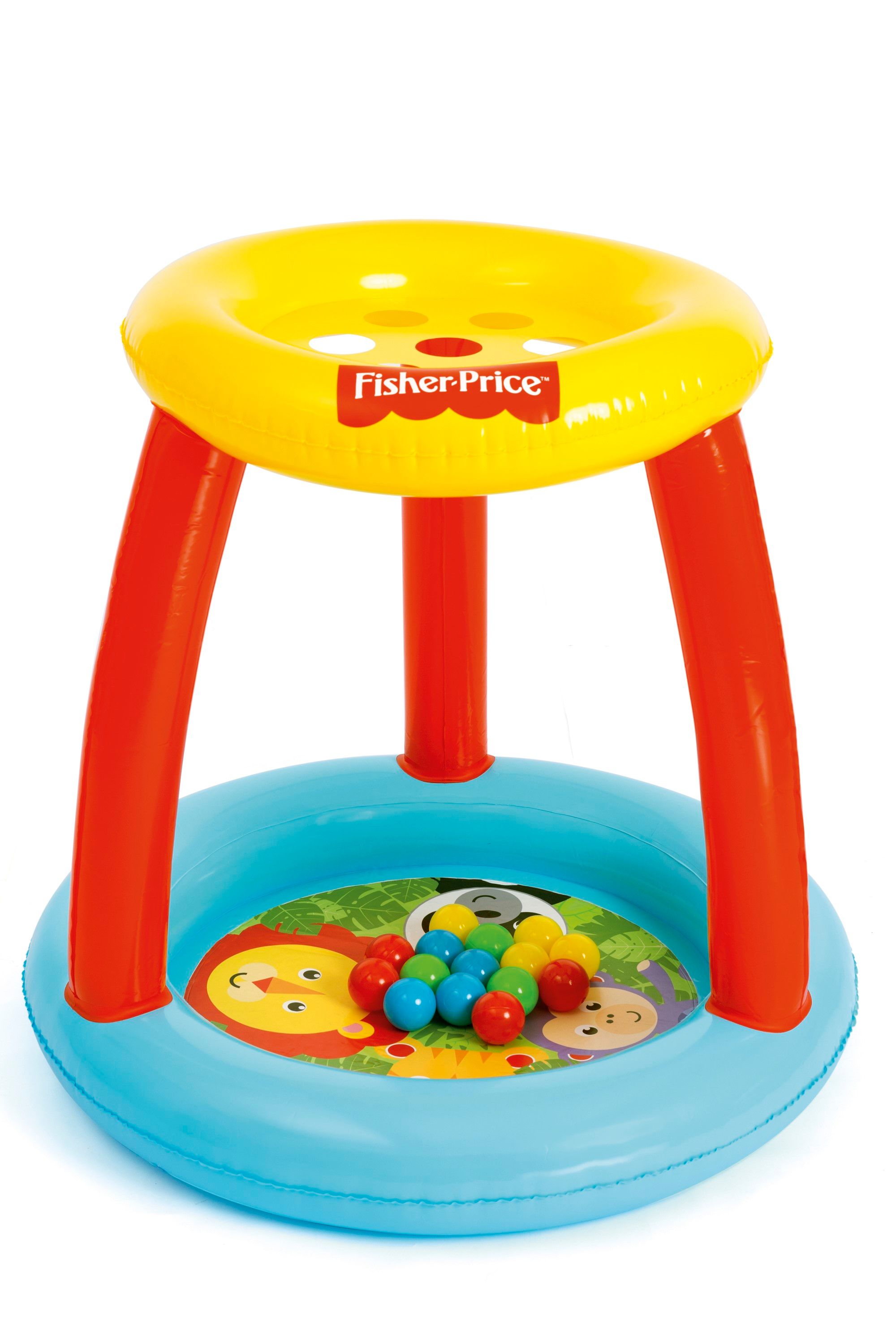 Bestway Fisher-Price playcenter dierenvriendjes ball pit