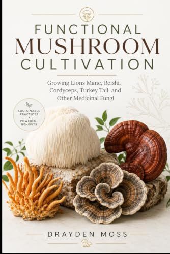Functional Mushroom Cultivation: Growing Lions Mane, Reishi, Cordyceps, Turkey Tail, and Other Medicinal Fungi