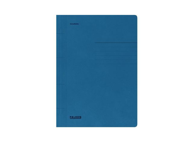FALKEN Snelhechtmap A4 - Gerecycled Karton - Blauw