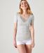 Damart - T-shirt met korte mouwen en opengewerkt breiwerk Thermolactyl - Dames - Grijs - S
