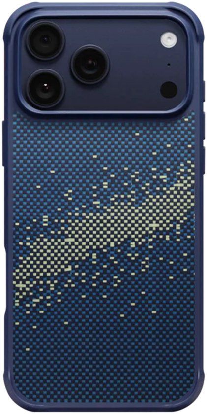 Pitaka ProGuard Hoesje iPhone 17 Pro – Compatibel met MagSafe – MIL-STD-810H Stootvast Ontwerp – Gemaakt van Duurzaam Aramid Fiber - Blauw