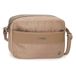 El Potro Luna schoudertas met twee vakken, beige, 25 x 18 x 7 cm, polyester met details van kunstleer van Joumma Bags