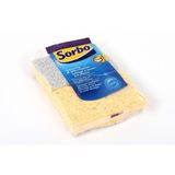 Sorbo Schuursponsjes - 6x - 11 x 7 x 4 cm - viscose - sponzen - krasvrij