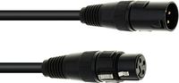 EUROLITE DMX-kabel XLR 3-pins 3 m zwart