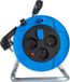 Brennenstuhl STANDARD BABY S kabelhaspel 10m - 3 stopcontacten + 2 USB - Blauw/Zwart