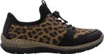 Rieker Eagle Lage sneakers met veters en rits