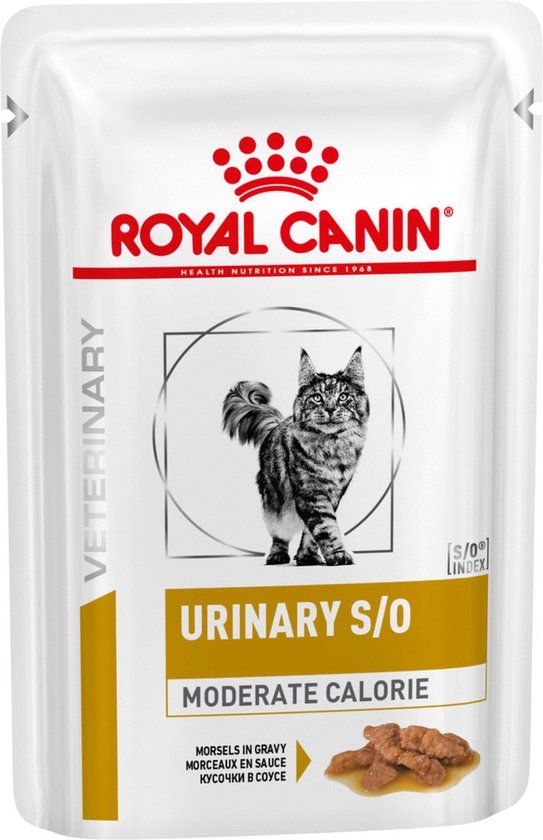 Royal Canin Veterinary Diet Urinary S/O Moderate Calorie Wet Cat Food - 12 x 85g