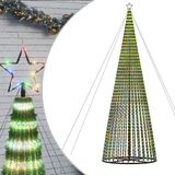 vidaXL Sapin de Noël LED 500 cm Coloré