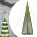 vidaXL Sapin de Noël LED 500 cm Coloré