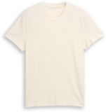 Tom Tailor - Basic T-shirt - Maat XXL - Gardenia White