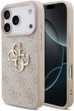 Guess Backcover hoesje voor Apple iPhone 18 Pro - HC 4G PU Big Logo - Roze