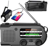 Mozos ER-01 radio solaire avec dynamo - AM/FM, 5000 mAh
