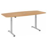 hjh OFFICE PRO Bureau | In Hoogte Verstelbaar | Eik | Xmst 22 S